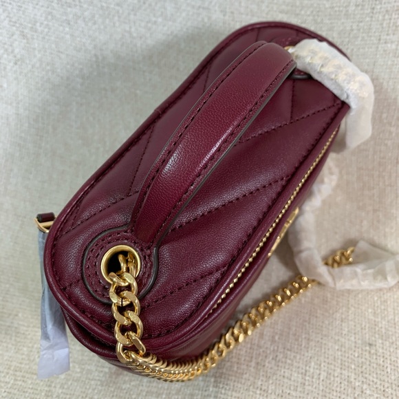 Tory Burch Garnet Kira Mini Vanity Case Bag - Picture 5 of 15